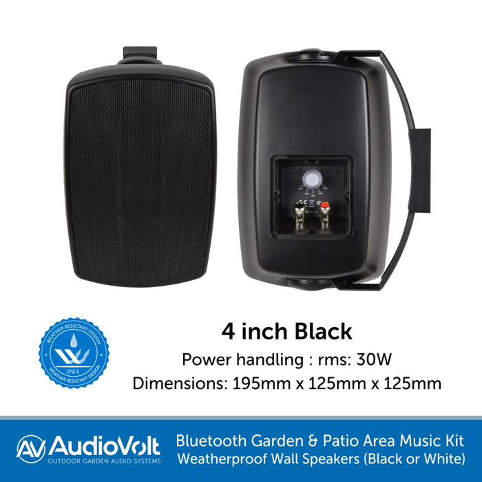 Audio Volt, Garden & Patio Music Kit + Bluetooth Wireless Streaming