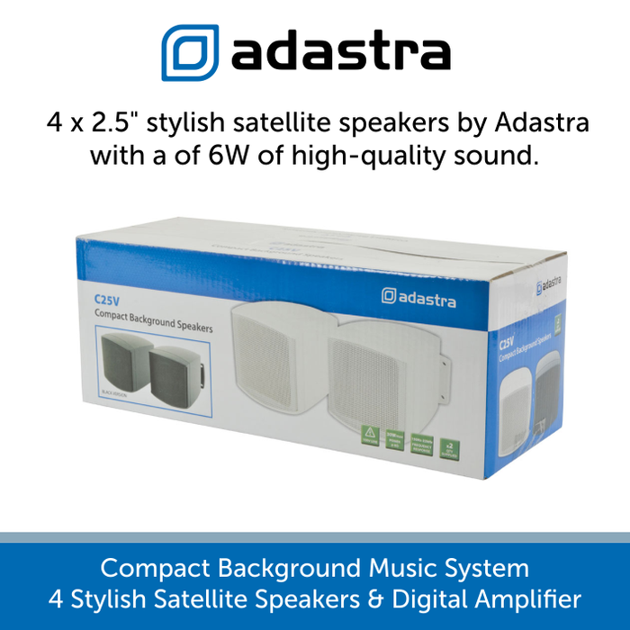 Adastra box of satellite speakers 