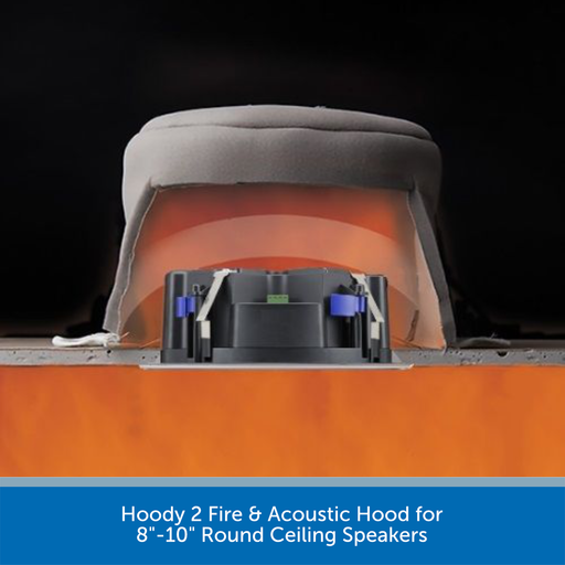 Hoody 2 Fire & Acoustic Hood for 8"-10" Round Ceiling Speakers