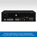 Monacor PA-812DAP 120W Compact Desktop Mixer Amp with DAB+/FM Radio, Bluetooth & MP3 Player