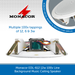 Monacor EDL-612 ceiling speaker with multiple 100v line tappings