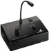 Monacor PAM-10 Desktop PA Amplifier with Paging Microphone perfect for Public Address and Tannoy Applications