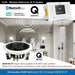 Q Acoustics E120 Bathroom Installed HiFi System Q Install Qi65CW-ST Ceiling Speaker