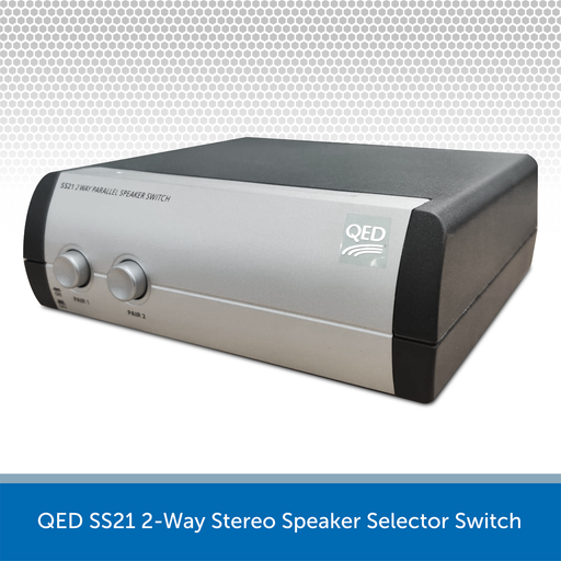 QED SS21 2-Way Stereo Speaker Selector Switch