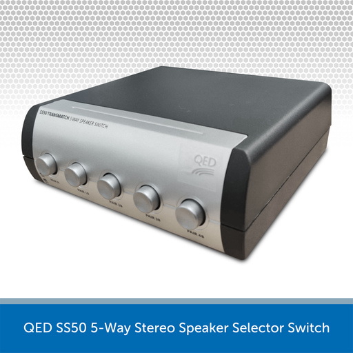 QED SS50 5-Way Stereo Speaker Selector Switch