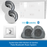 Systemline E50 Kitchen & Garden Patio Bluetooth Music System WHITEQI65CB