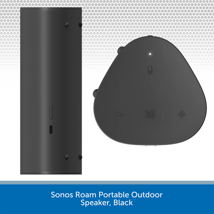 Sonos Roam Portable Outdoor Speaker, Black or White