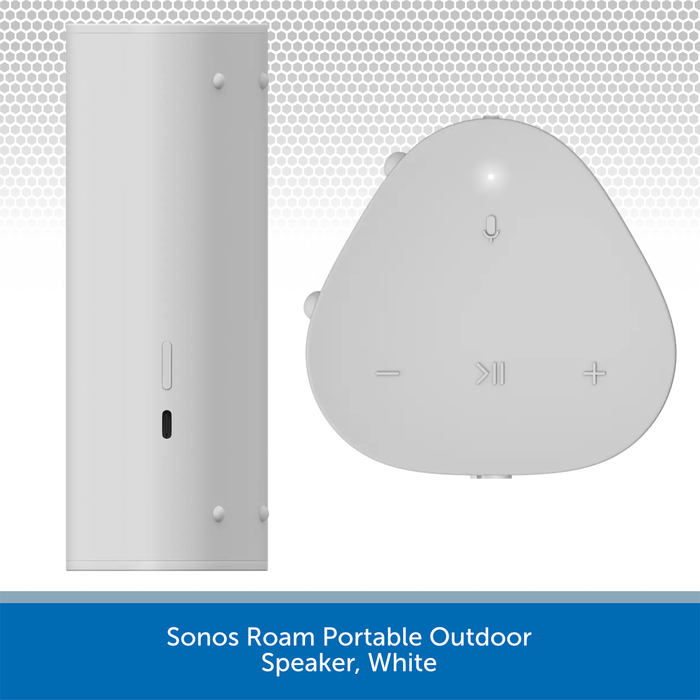 Sonos Roam Portable Outdoor Speaker, Black or White