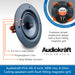 Systemline E100 - Home Audio In-Wall Ceiling Speaker System | Bluetooth & DAB Radio