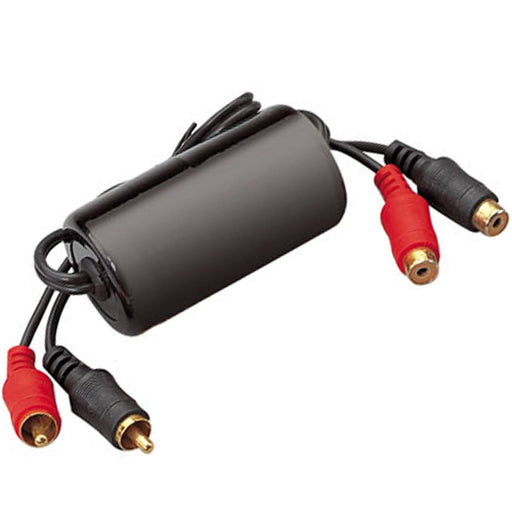 Ground Loop Isolator Noise Reduction Filter, RCA to RCA Plugs