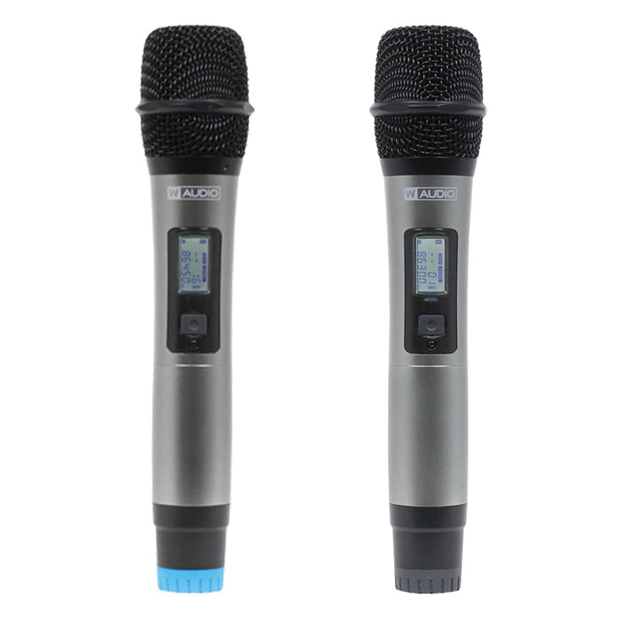 W-Audio DTM 600H Twin Handheld UHF Wireless Mic System (606.0mHz-614.0mHz)