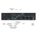 Inter-M PA360 360W 100V Mixer Amplifier with 5-Zone Selection