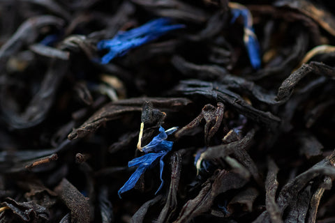 Petals Blue Flower Earl Grey Loose Leaf Tea by Homestead Coffee Roasters