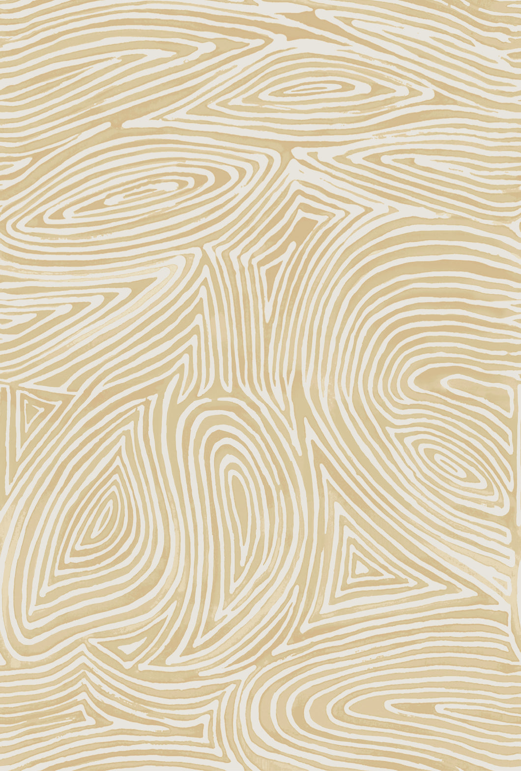 Ebb and Flow Wallaper in Sand