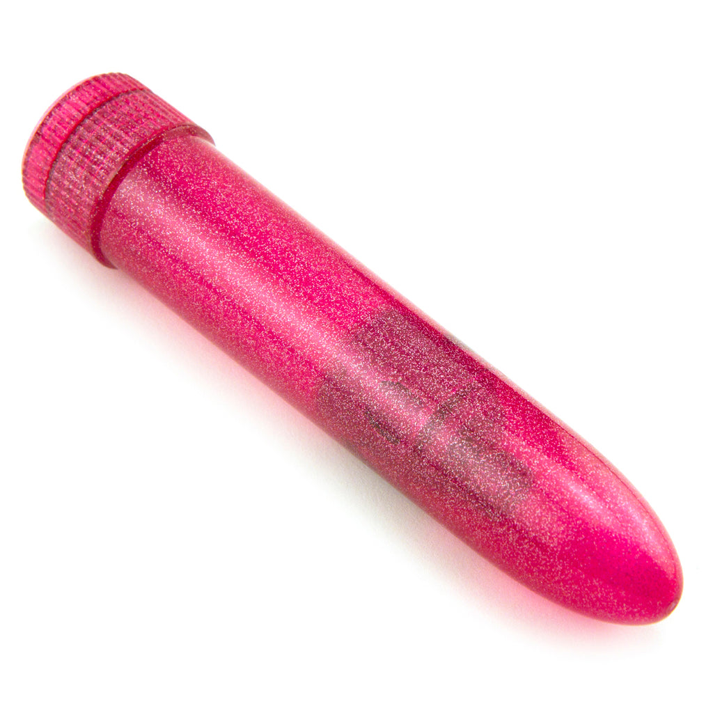 The Pink Sparkle Vibrator is our smallest traditional-style vibrator. 