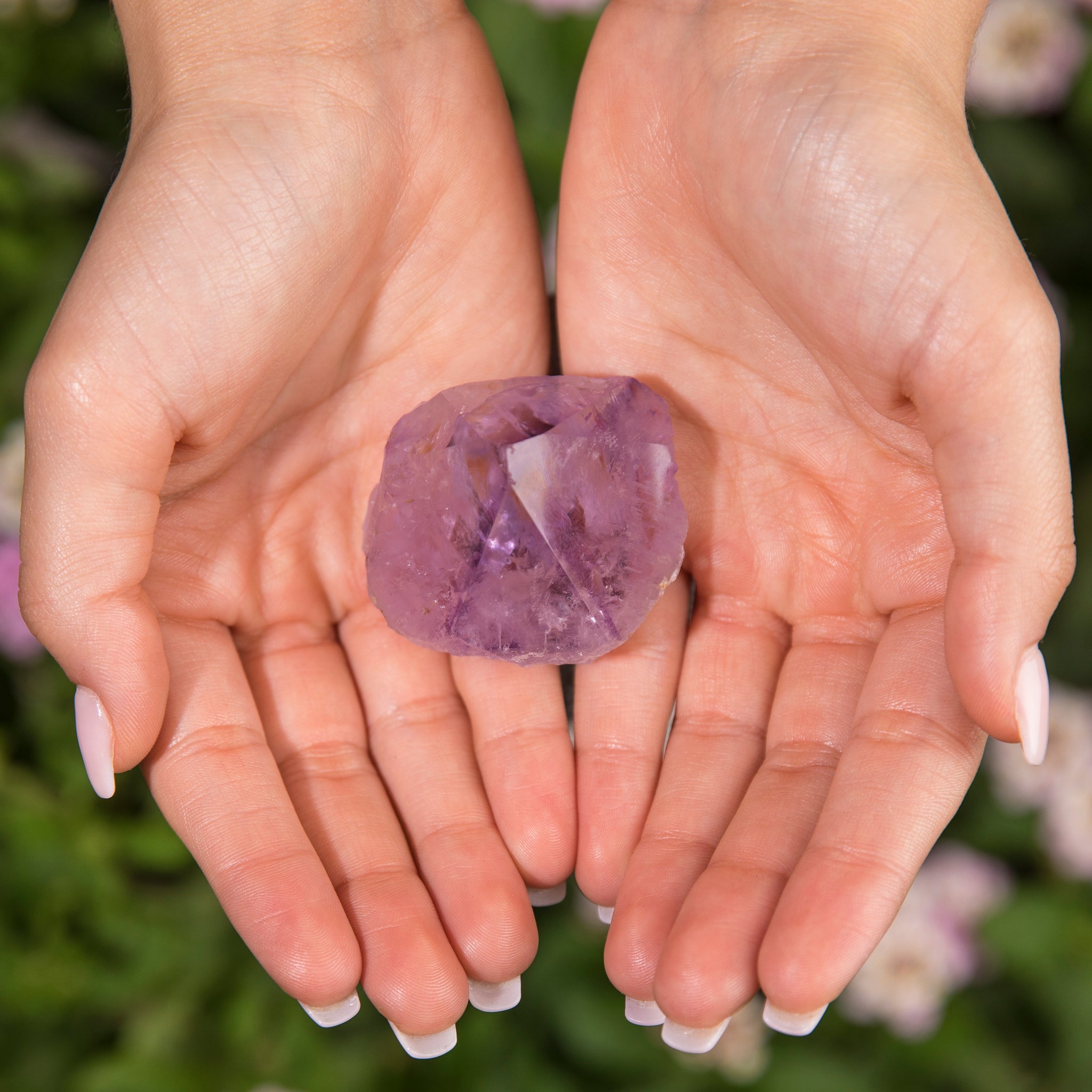 Kalifano Natural Amethyst in Hand