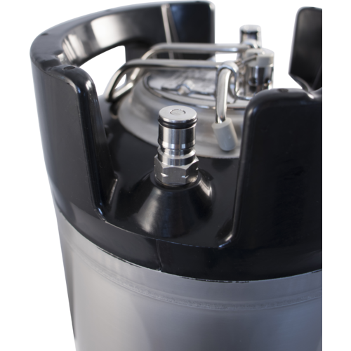 2.5 Gallon Ball Lock Keg System w/ 2 Faucets, 2 New AIH Kegs