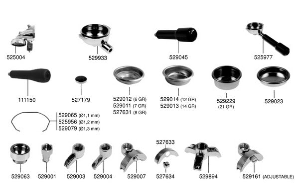 Portafilter Spring Clip 1.1mm