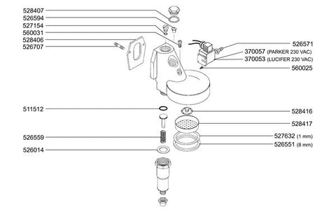 Shower Screen, Expobar Genuine