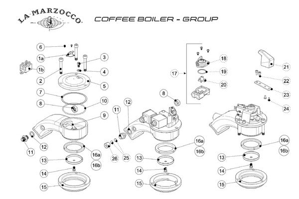 La Marzocco 6mm Flat Genuine Group Seal