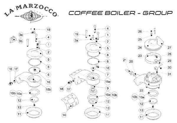 La Marzocco 6mm Flat Genuine Group Seal