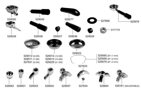 Portafilter, Double Spout Cover Screw