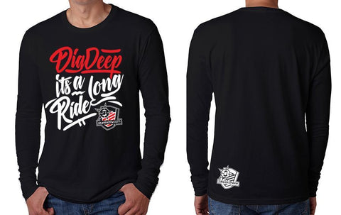 LONGSLEEVE - STUNTRIDE (RED-PRINT)