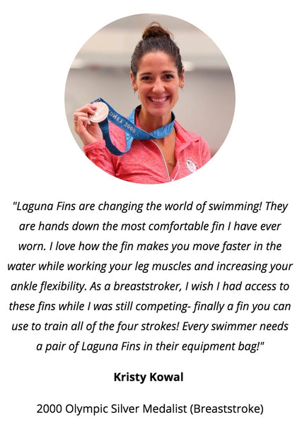 Olympic Swimmer Kristy Kowal Laguna Fin Testimonial