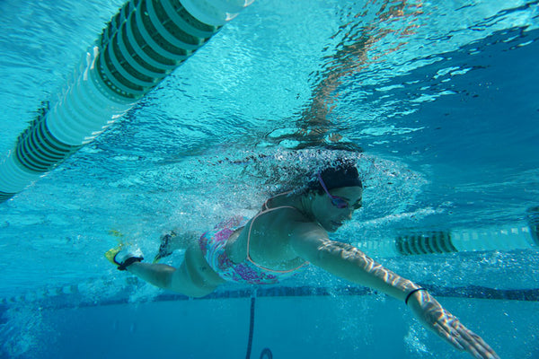Kristy Kowal world swim day laguna fin my swim pro