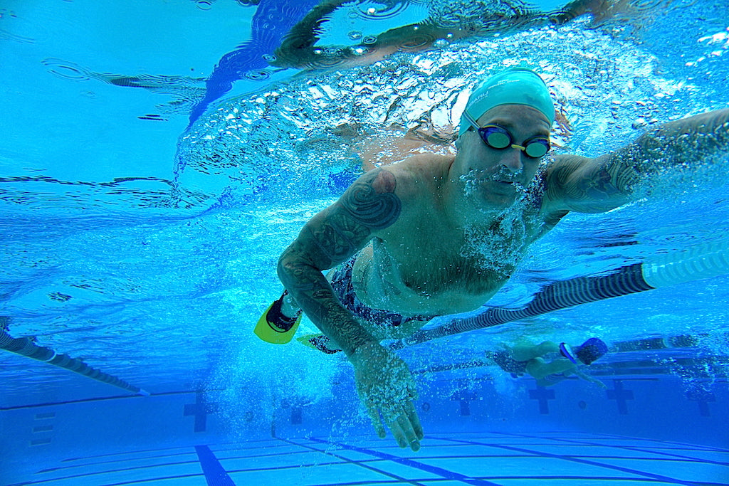 Bryan Mineo Swim Mechanic Laguna Fin Freestyle Swimmer Trainer