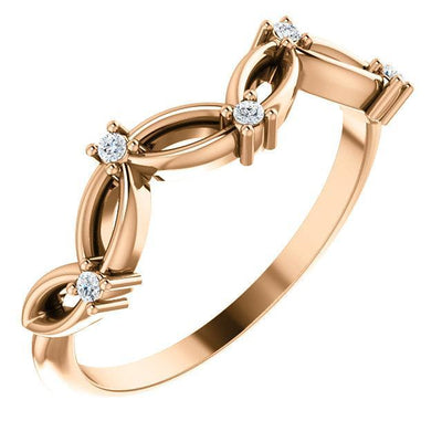 14K Diamond Anniversary Band