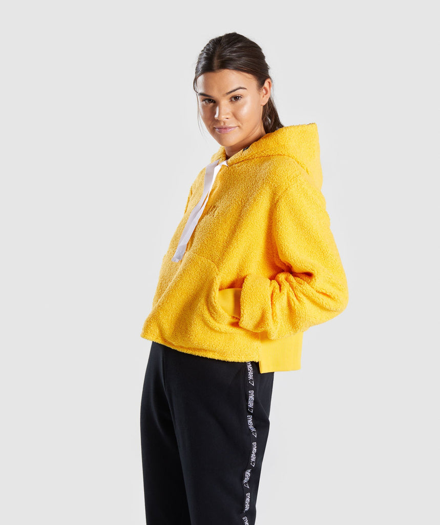 yellow gymshark hoodie