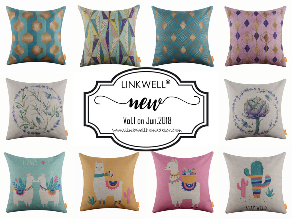 New Arrival on Jun.2018 for Linkwell Pillow Cover