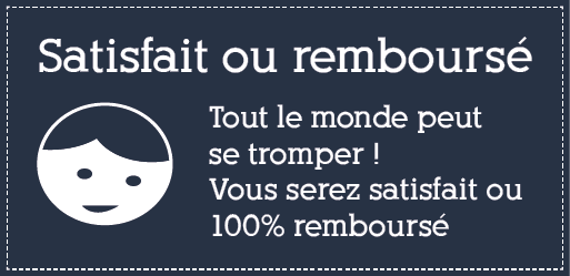 Satisfait ou remboursé Image non libre de droit
