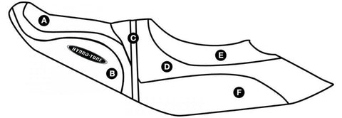 Sea Doo GTX Ltd IS '09-15 / GTX 155 + 215 + Wake '12-15 Hydro Turf Seat Cover