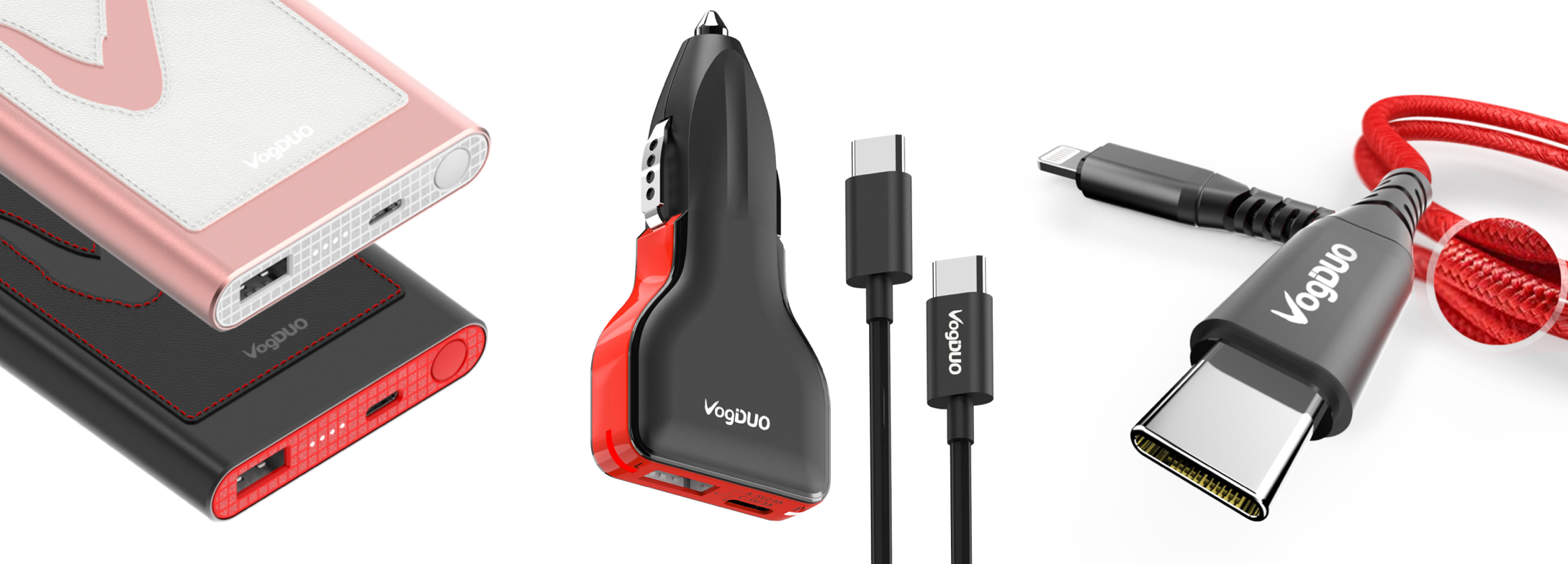 VogDUO had the entire USB-C PD charging solutions/ chargers for your new smart phone.
