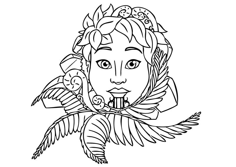 maori coloring pages