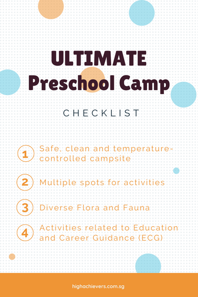 Preschool Camp Checklist