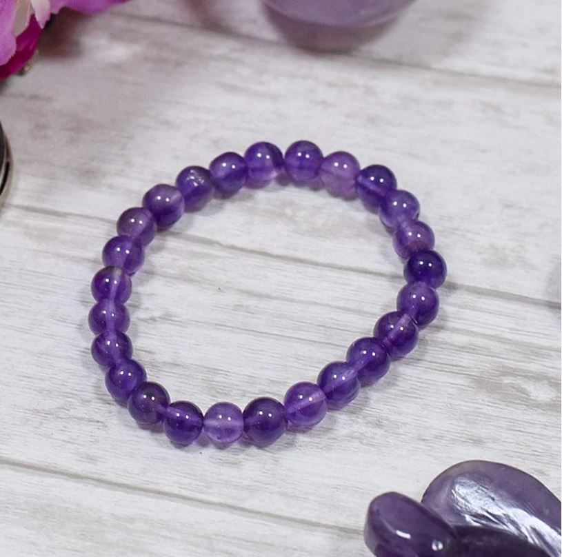 Amethyst Crystal Healing Bracelet