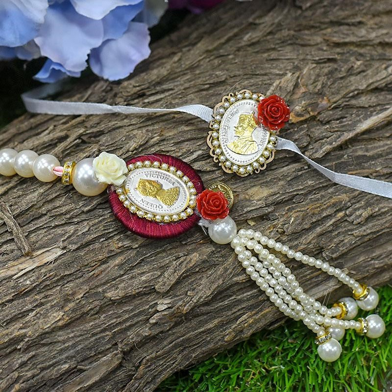 stunning pearl rakhis for your brother