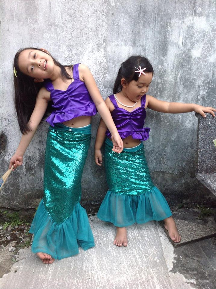 little mermaid girl dress