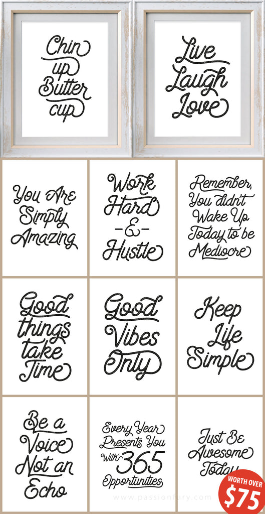 PRINTABLE MOTIVATIONAL QUOTES SET