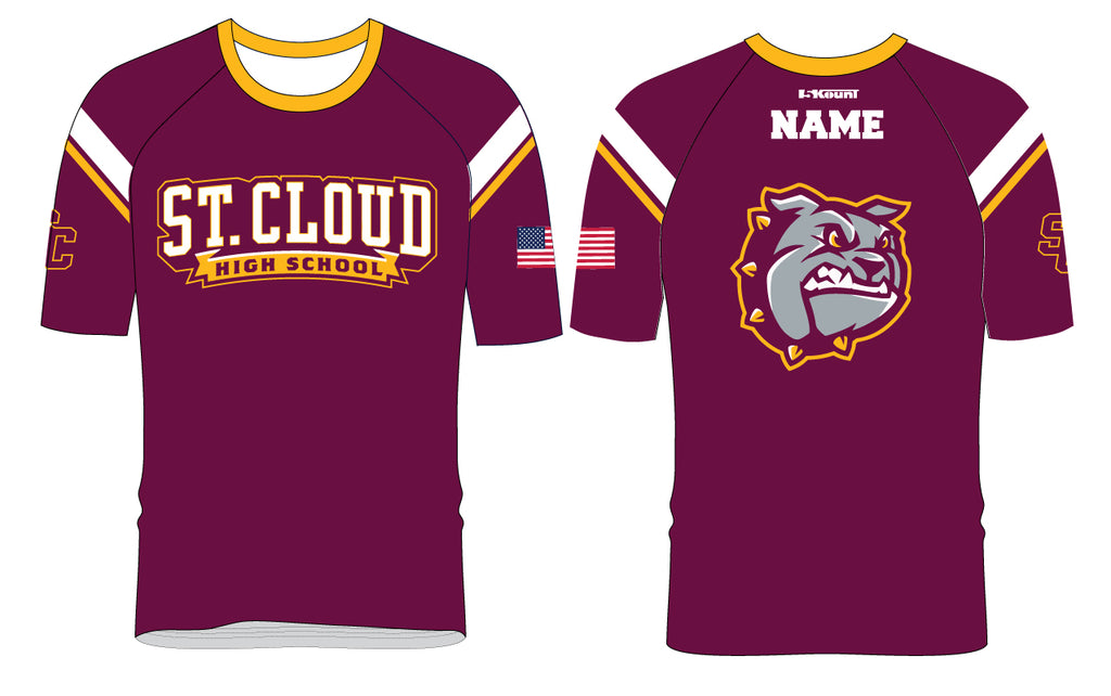 sublimation jersey maroon