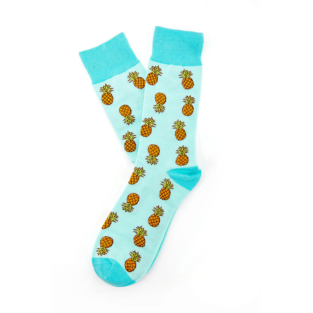 Consumir Autonomía modo Calcetines con diseño Socks Lab - Piña Celeste