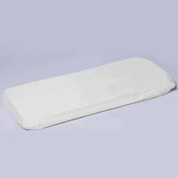 Baby Cradle Sheet Poly/Cotton - Color White - Size 18x36