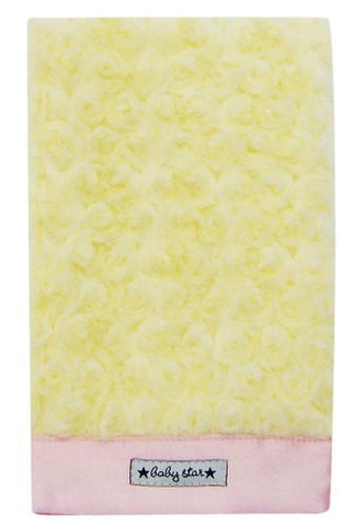 Baby Star Cotton Candy Diaper Burp - Yellow Pink
