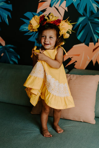AshleyRose Pineapple Dress
