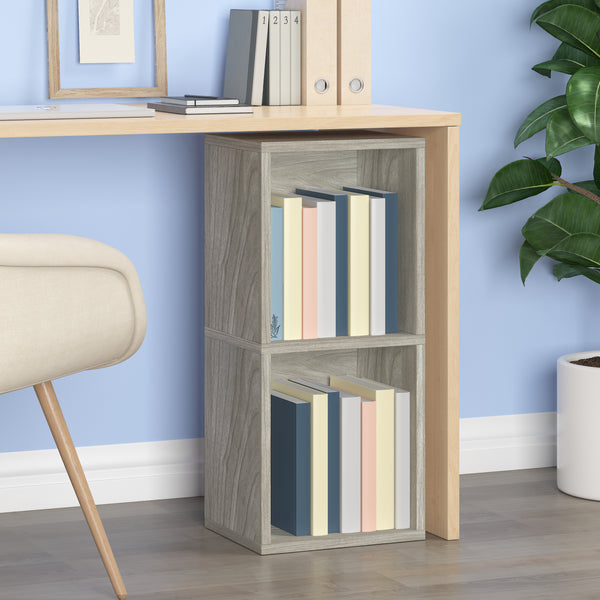 way basics eco friendly modular under desk bookcase with door