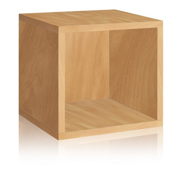Storage Cubes In Natural Wood Grain And Cubby Bookcase Way Basics