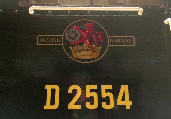 Locomotive signage at Isle of Wight Steam Railway